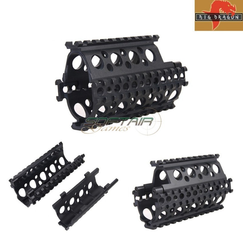 M83u Style Rail Black Per Ak 74 Big Dragon (bd0244)