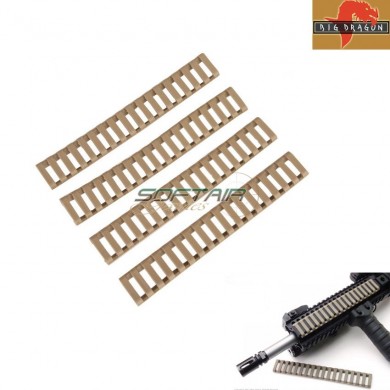 Set 4 Ladder Rail Cover Dark Earth Type B Big Dragon (bd-4153t)