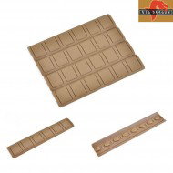 Set 4 Keymod Soft Rail Cover Type B Dark Earth Mp (bd4149a)