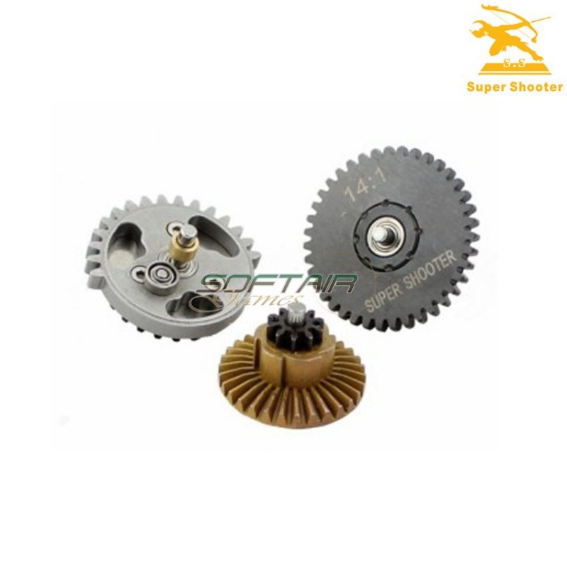 Set Ingranaggi Cuscinettati 14:1 Super Speed Super Shooter (ss-cl4014)