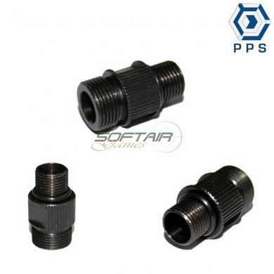 Adattatore Silenziatore Da 11mm Cw A 14mm Ccw Per Pistole We Pps (pps-12016)