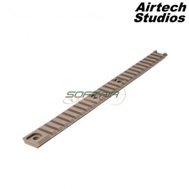 Rail 20mm Long Dark Earth For Ares Am-013/am-009 Airtech Studios (as-raill-de)