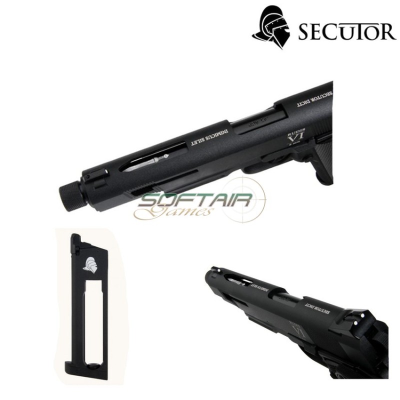 Co2 Pistol Rudis Vi 1911 Black Secutor (sr-sar0003)