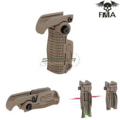 Foldable Grip Ab163 Dark Earth Per Picatinny Rail Fma (fma-tb193)