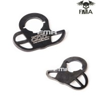 Steel Sling Swivel Black Ambidextrous For Aeg Fma (fma-tb265)