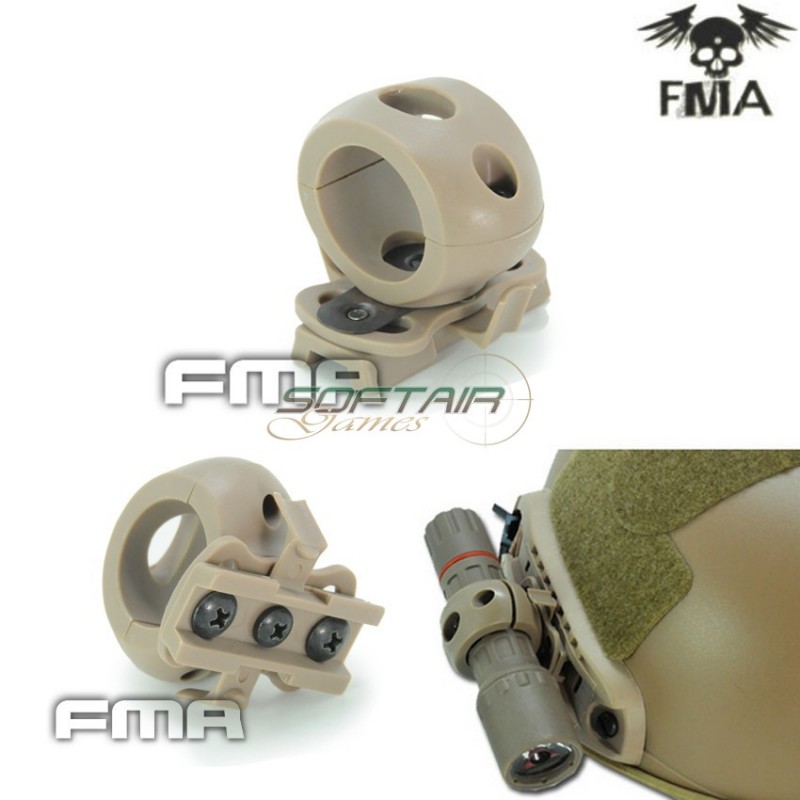 Flashlight Ring Single Clamp 1" Dark Earth Fma (fma-tb372)