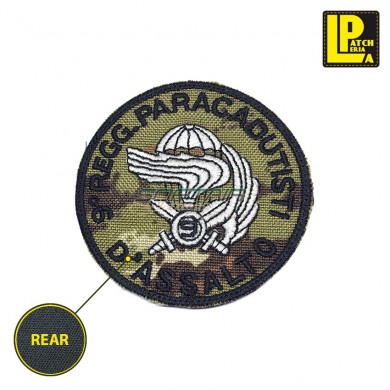 Military Morale Patch Ricamata Paracadutisti Vegetata Patcheria (lp-prc347)