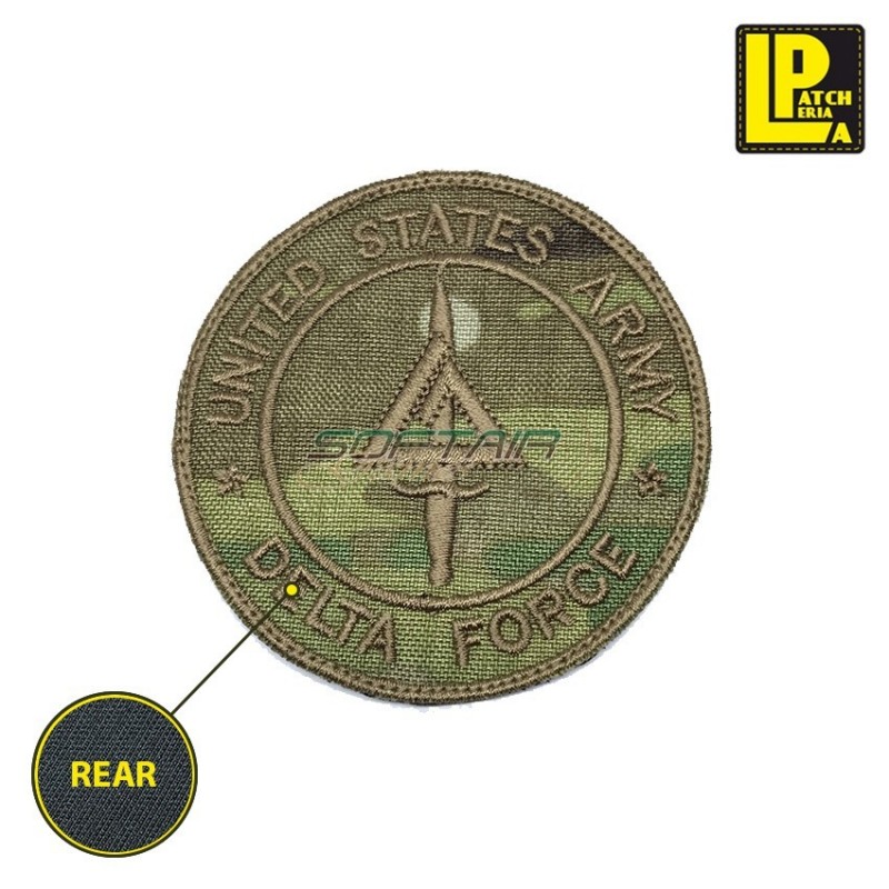 Military Morale Patch Ricamata Usa Delta Force Multicam Patcheria (lp-prc050)