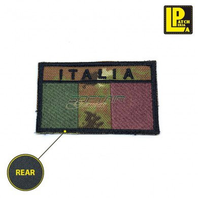 Military Morale Patch Ricamata Bandiera Italiana Vegetata Patcheria (lp-prc320)