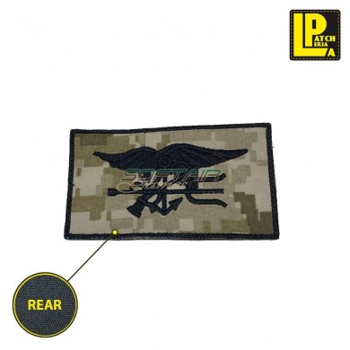 Military Morale Patch Ricamata Navy Seal Logo Aor1 Patcheria (lp-prc100)