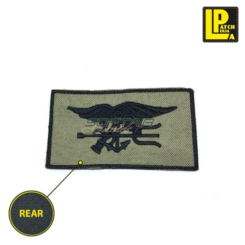 Military Morale Patch Ricamata Navy Seal Logo Sabbia Patcheria (lp-prc101)