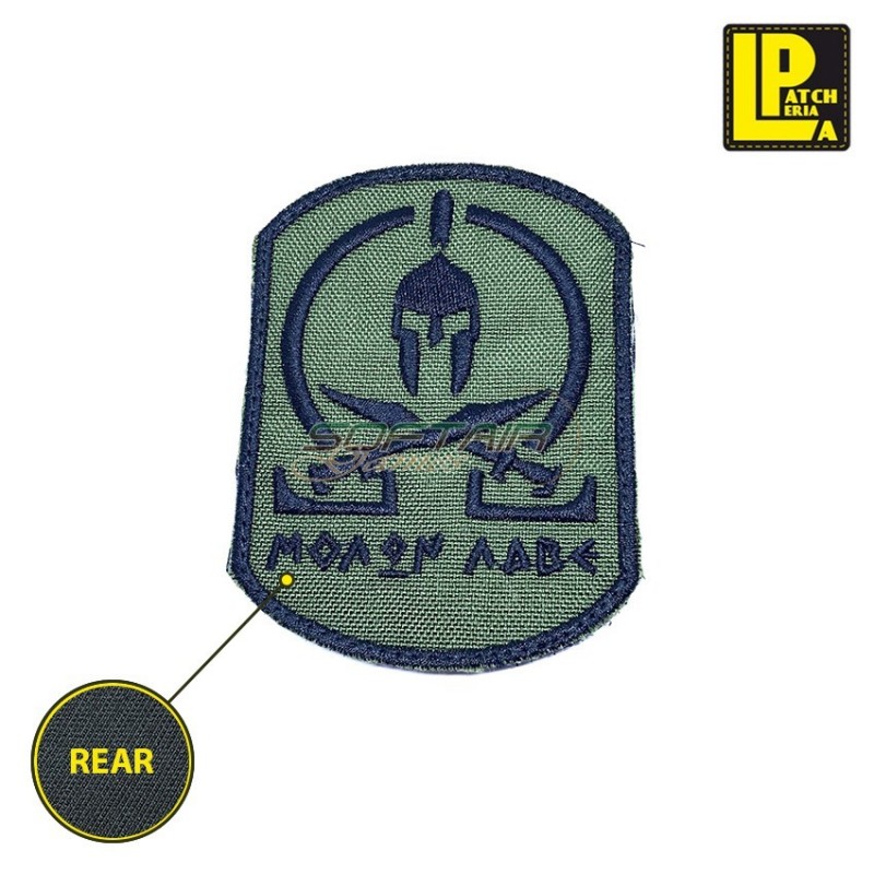 Military Morale Patch Embroidered Molon Labe Od Patcheria (lp-prc159)
