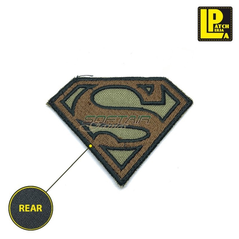 Military Morale Patch Ricamata Superman Sabbia Patcheria (lp-prc137)