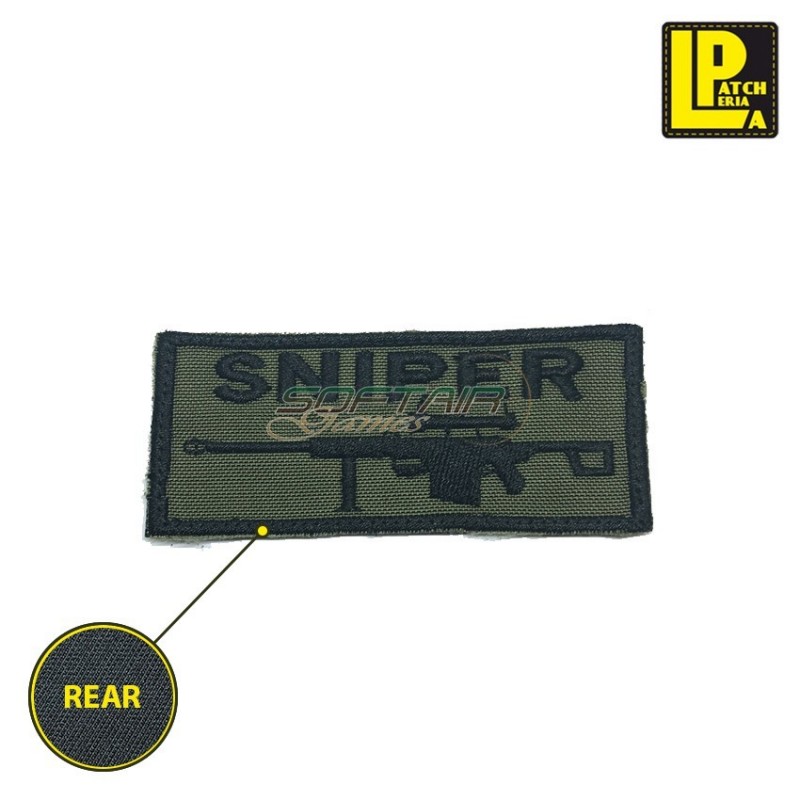 Military Morale Patch Ricamata Sniper Od Patcheria (lp-prc353)