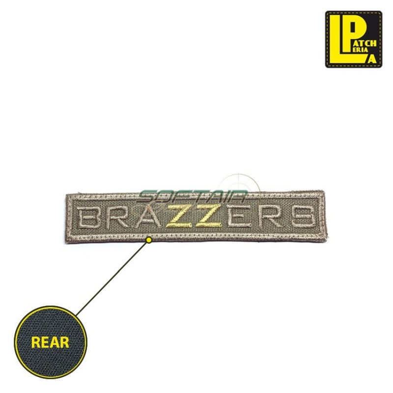 Military Morale Patch Ricamata Brazzers Sabbia Patcheria (lp-prc162)