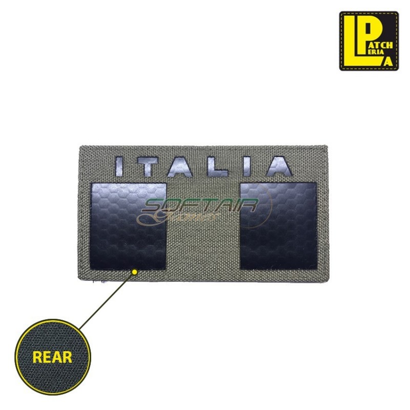 Infrared Military Patch Ir Flag Italy Coyote Tan Patcheria (lp-pir066)