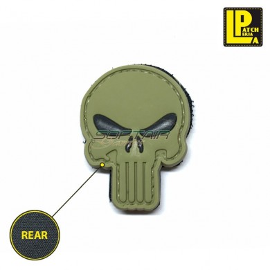 Military Morale Patch Pvc Od Skull Black Eyes Patcheria (lp-ppvc042)