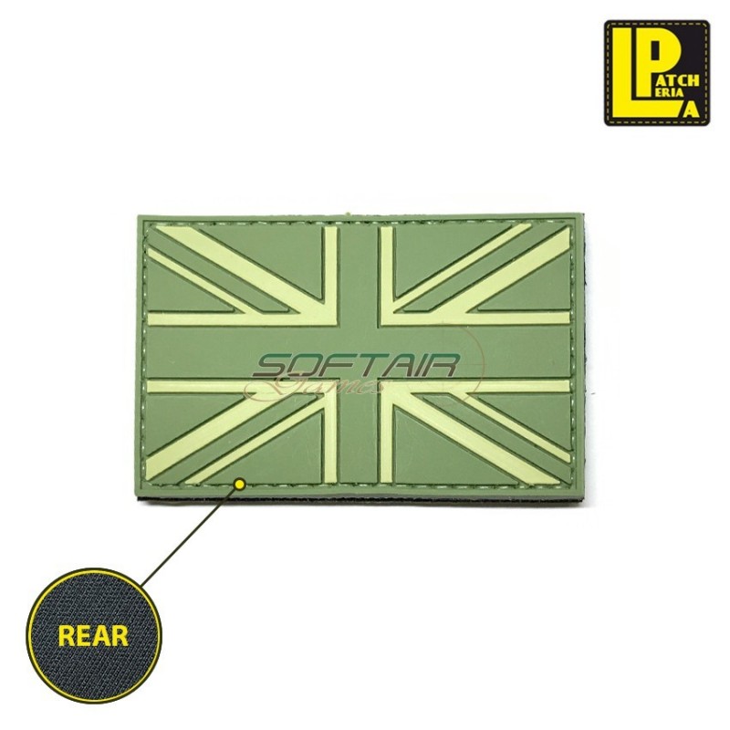 Military Morale Patch Pvc Bandiera Uk Od Bassa Visibilita' Patcheria (lp-ppvc093)