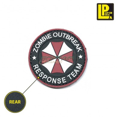 Military Morale Patch Pvc Zombie Outbreak Umbrella Patcheria (lp-ppvc059)