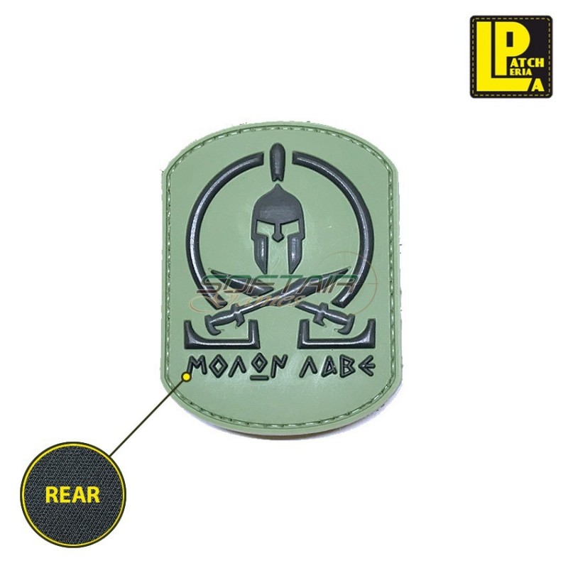 Military Morale Patch Pvc Molon Labe Od Patcheria (lp-ppvc063)