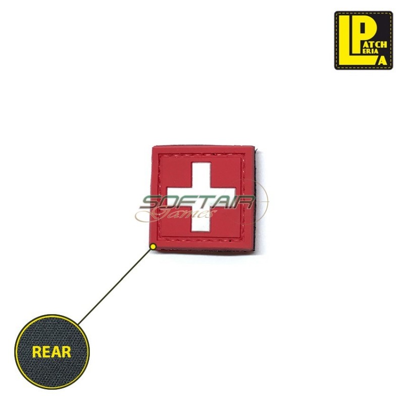 Military Morale Patch Pvc Croce Medica Rossa Patcheria (lp-ppvc150)