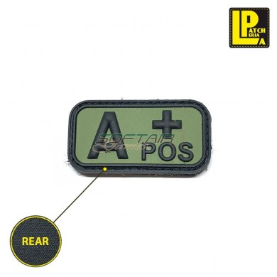 Military Morale Patch Pvc Blood Type A+ Od Patcheria (lp-ppvc156)