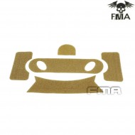Velcro Set Sticker Pj Type For Helmet Dark Earth Fma (fma-tb404)