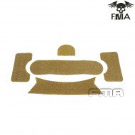 Velcro Set Adesivi Ballistic Type Da Elmetto Dark Earth Fma (fma-tb407)