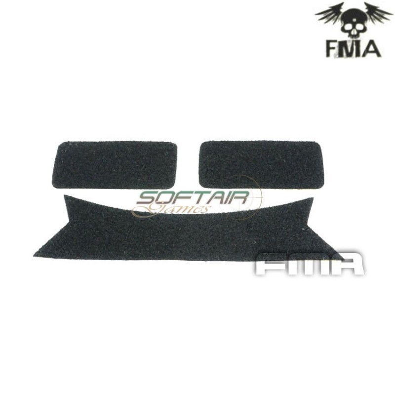 Velcro Set Adesivi Bj Type Da Elmetto Black Fma (fma-tb408)