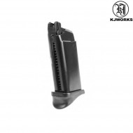 Caricatore Gas 15bb Per Pistola G27 Black Kjworks (kjw-air001052)