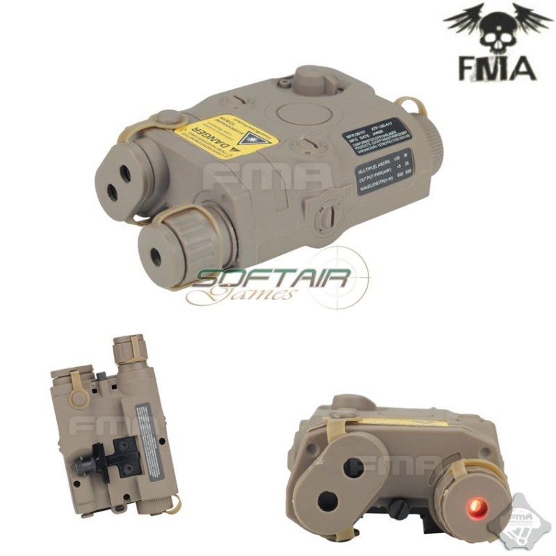 Navy Seal Peq-15 Red Laser & Battery Case Dark Earth Fma (fma-tb495)