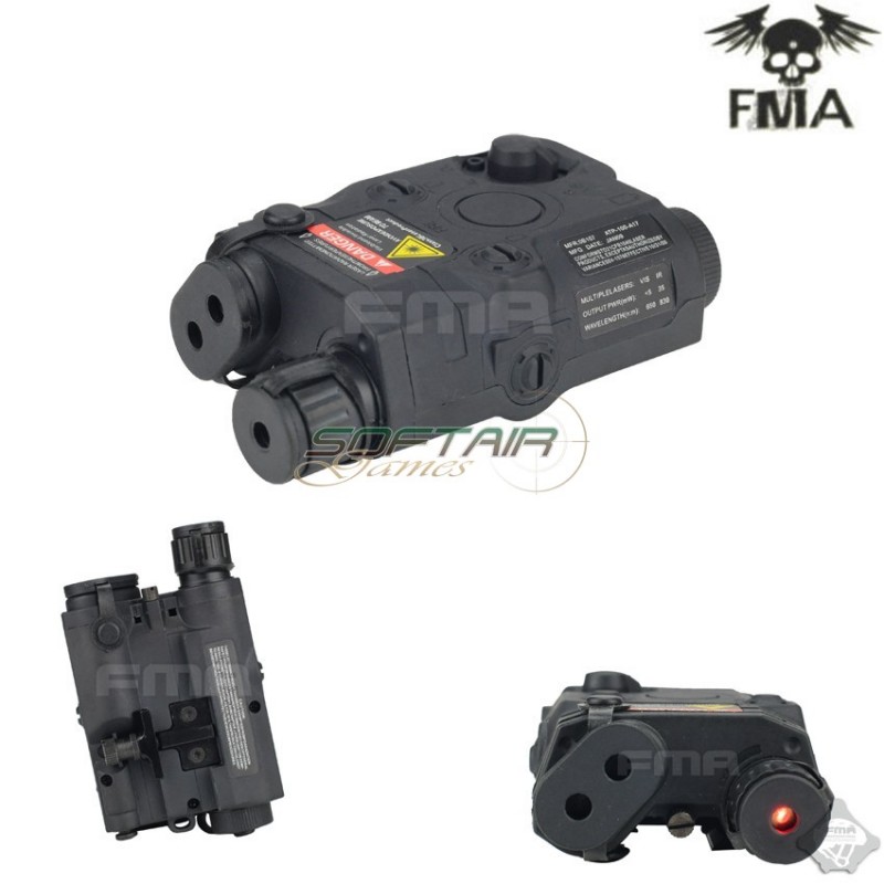 Navy Seal Peq-15 Red Laser & Battery Case Black Fma (fma-tb496)