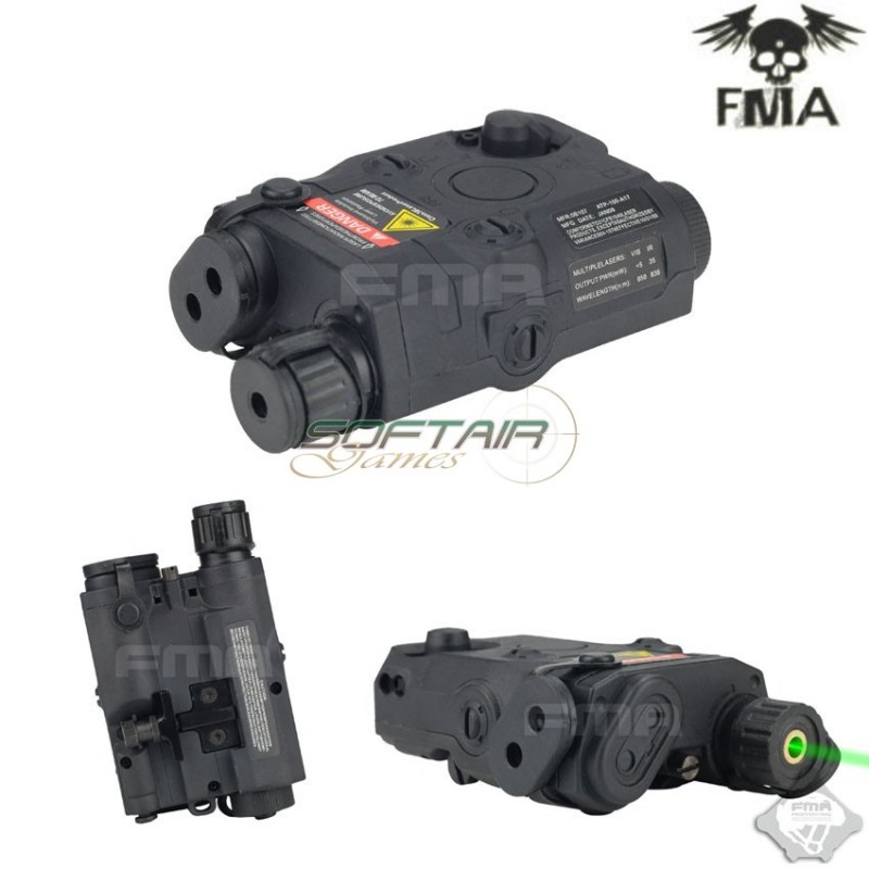 Navy Seal Peq-15 Green Laser & Battery Case Black Fma (fma-tb545)