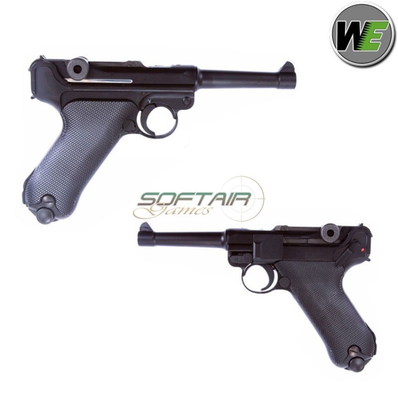 Gas Pistol Luger P08 Short Black We (w-p08s)