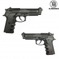 Gbb Pistol M92 Tactical Master Black Kjworks (kjw-ggb301tm)