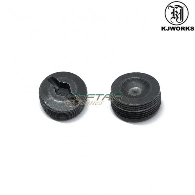 Co2 Magazine Screw Cap For M9/m92/m9a1 Kjworks (kjw-9606-mag8)