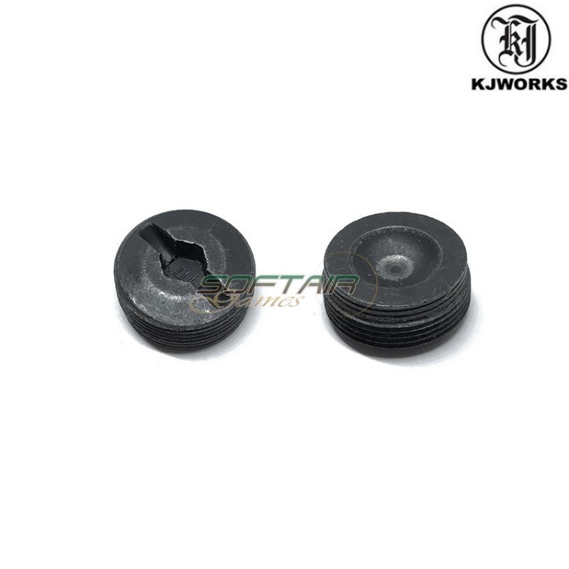 Co2 Magazine Screw Cap For M9/m92/m9a1 Kjworks (kjw-9606-mag8)