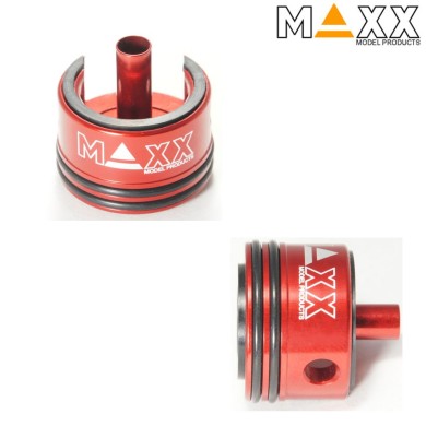 Aluminum Cylinder Head Double Air Seal & Damper For Ver.2/3 Aeg Maxx Model (mx-cyl001chs)