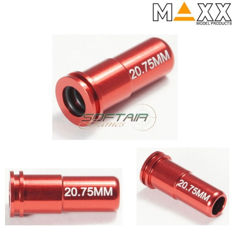 Spingipallino 20.75mm In Alluminio Double O-ring Air Seal Per Ver.2 Aeg Maxx Model (mx-noz2075al)