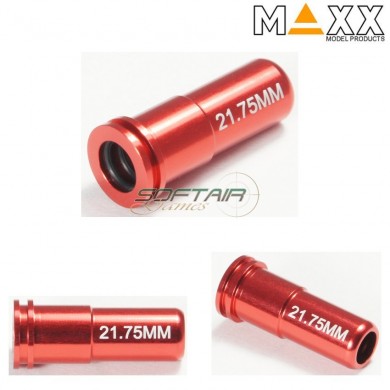 Spingipallino 21.75mm In Alluminio Double O-ring Air Seal Per Ver.2 Aeg Maxx Model (mx-noz2175al)