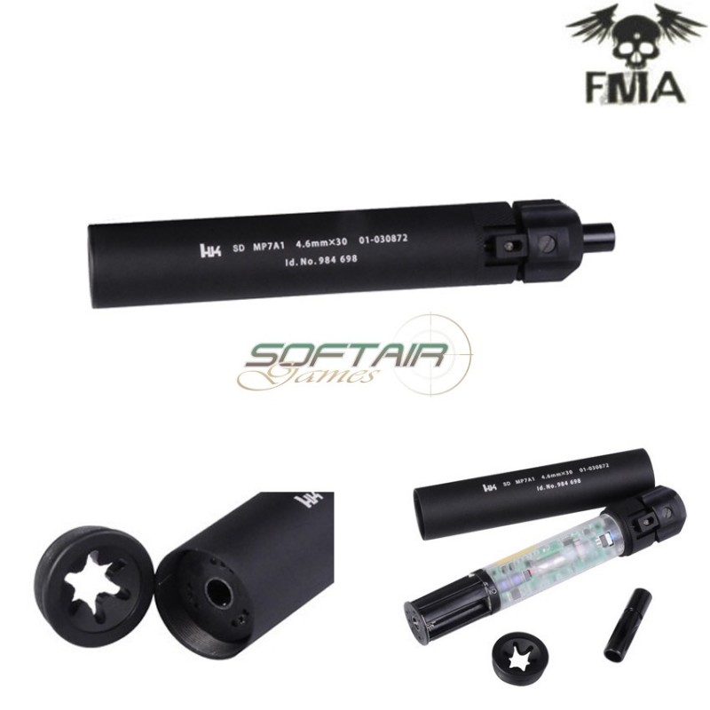 Full Auto Tracer Device Mp7 14mm Ccw Type 1 Black Fma (fma-tb631)