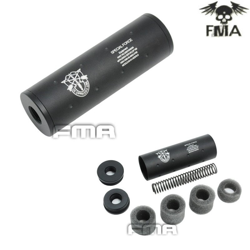 Silencer 14mm Cw/ccw Special Force Type 107mm Black Fma (fma-tb706)