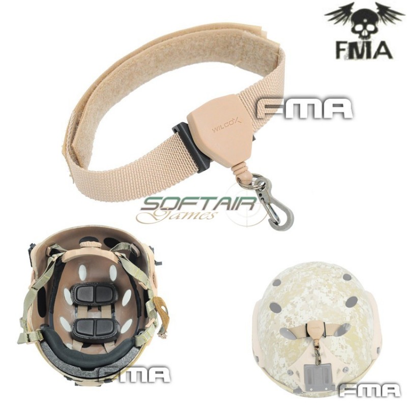 Base Jump Lanyard Dark Earth Nvg For Helmets With Holes Fma (fma-tb720)
