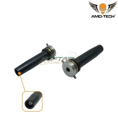 Guidamolla Cuscinettato Perni Tondi Per Aeg Versione 2 In Acciaio Cnc Amo-tech® (amt-19)