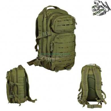 Zaino Laser Cut 30/40lt Olive Drab Assault Army Frog Industries (fi-440-od)