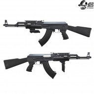 Electric Airsoft Gun Ak47 Ras Tactical Black Jing Gong (0512b)