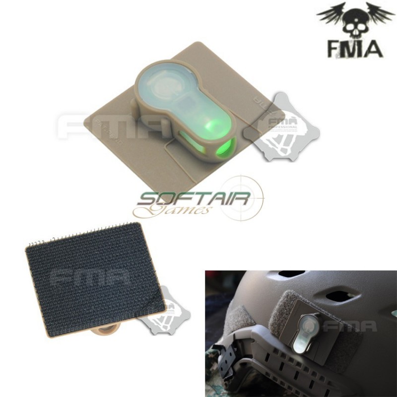 S-lite Fxukv Type Hook Base Dark Earth With Green Strobe Light Fma (fma-tb895-gr)