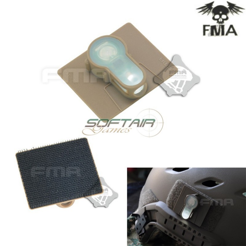 S-lite Fxukv Type Hook Base Dark Earth With White Strobe Light Fma (fma-tb895-wh)