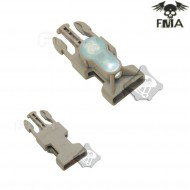 S-lite Side Release Mil-spec Buckle Dark Earth With White Strobe Light Fma (fma-tb900-wh)