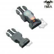 S-lite Side Release Mil-spec Buckle Black With Orange Strobe Light Fma (fma-tb901-or)